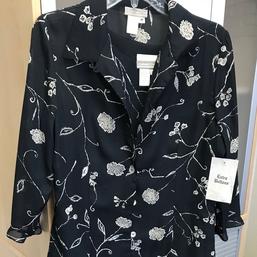 Coldwater Creek 2 piece Dress/jacket, NWT, size M.